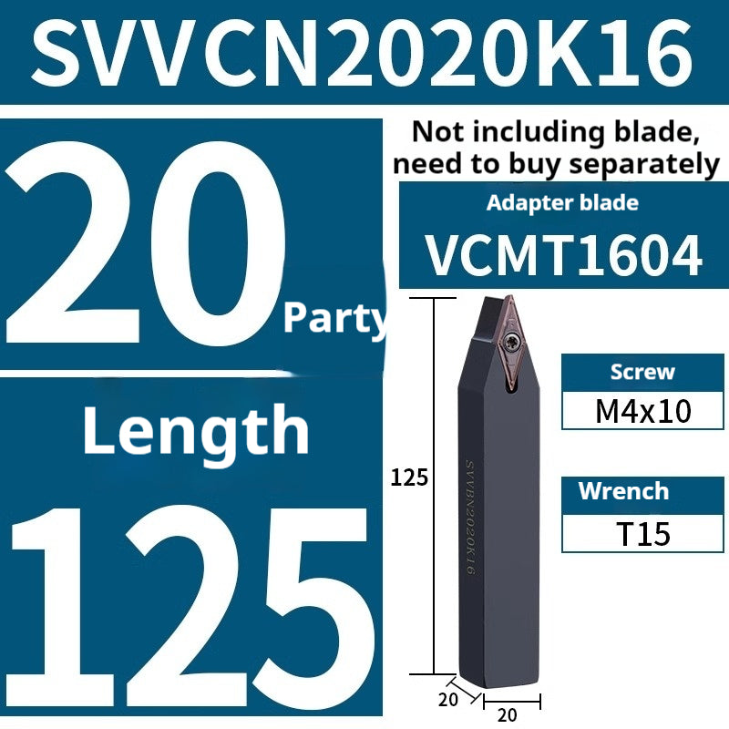 2014-CNC tool holder, cylindrical turning, tool holder, sharp cutter, centering tool holder, SVVCN2020K16 2525M16 lathe tool Shandong Denso Pricision Tools Co.,Ltd.